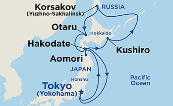 9-Day Circle Hokkaido Itinerary Map